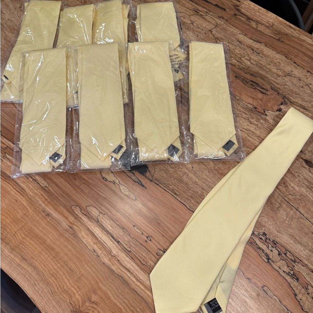 Pale Yellow Tie (sold separately)